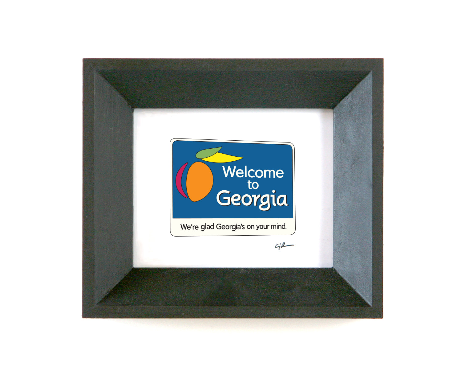 Welcome to Georgia Sign | GA Art Print – United Goods