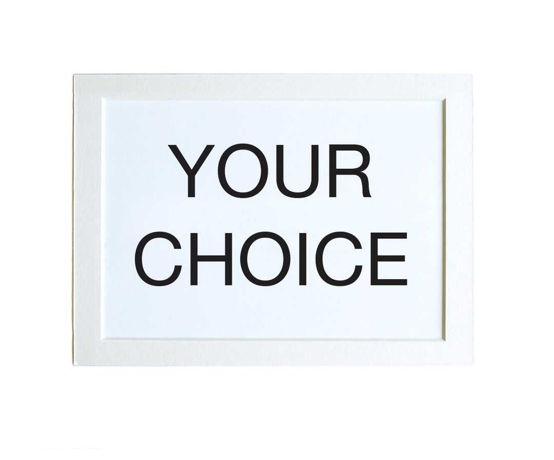 4 x 6 Matted Art Print | Choose from Our Collection