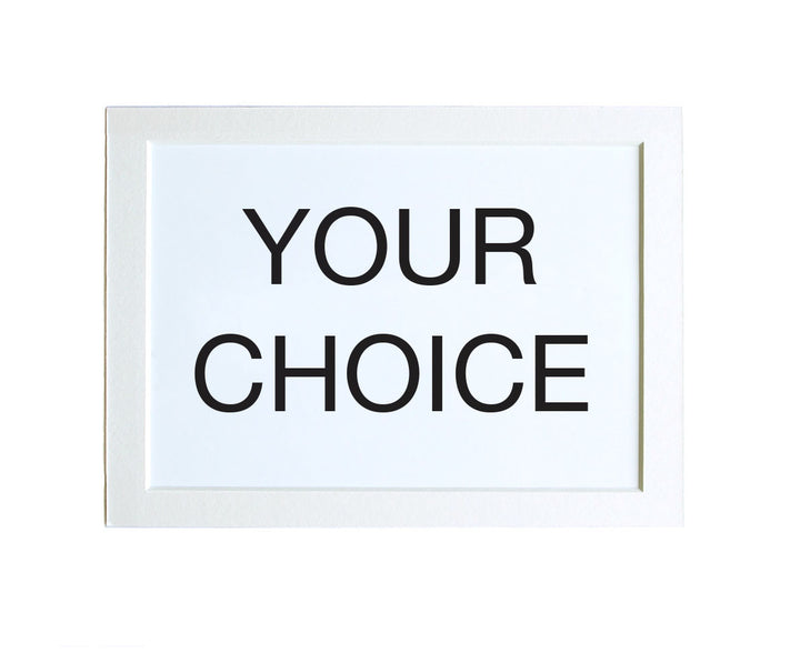 4 x 6 Matted Art Print | Choose from Our Collection