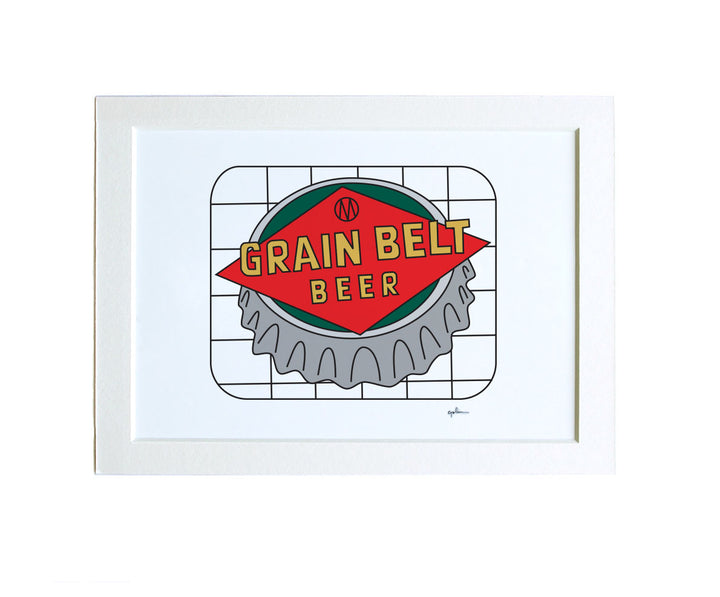 Grain Belt Beer Sign | MN Art Print
