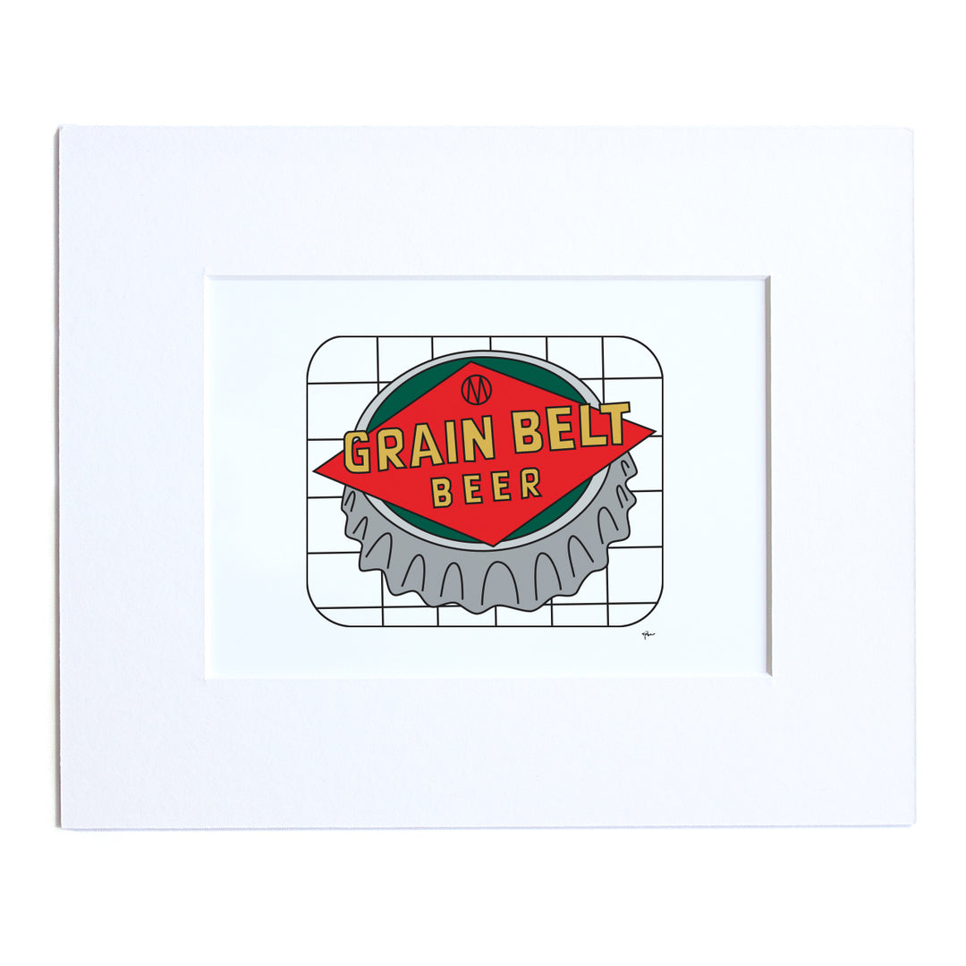 Grain Belt Beer Sign | MN Art Print