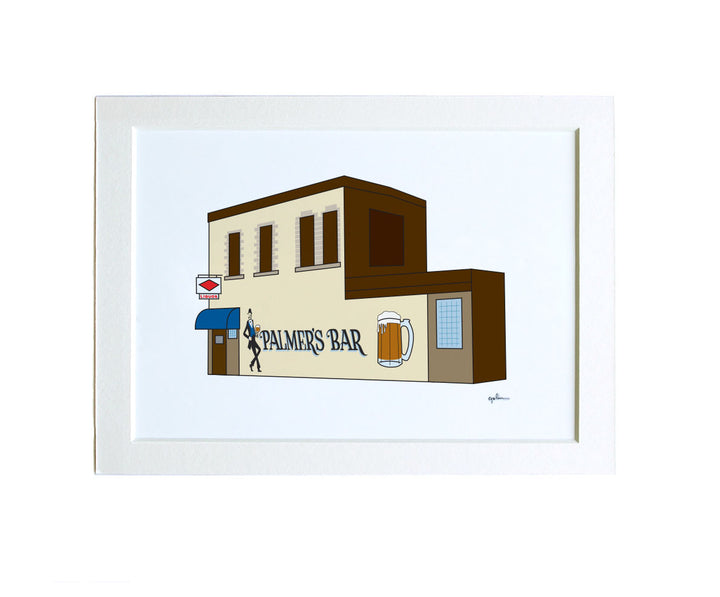 Palmers Bar in a 4x6 matted print to frame myself