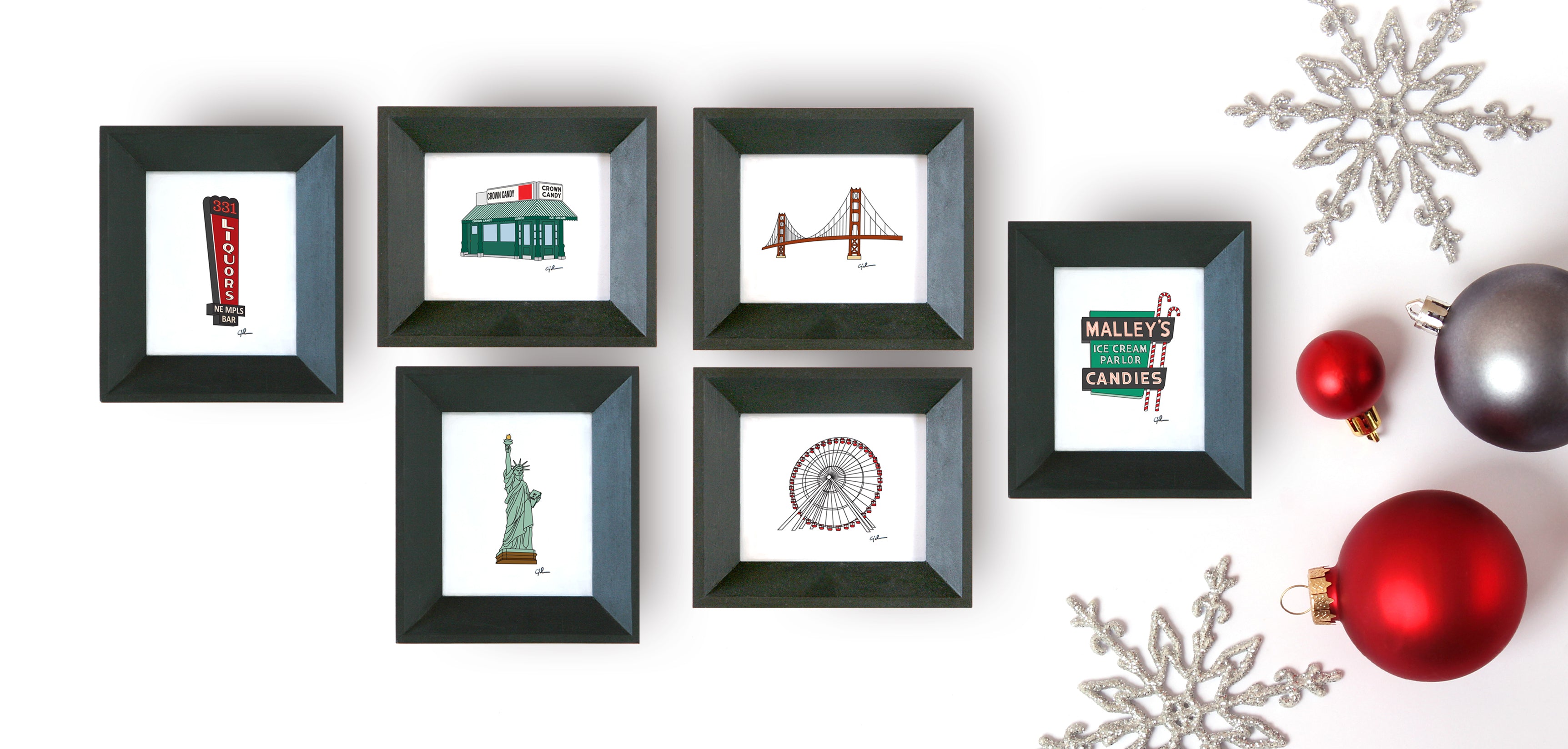 tiny landmark prints make meaningful nostalgic holiday gifts in 2025