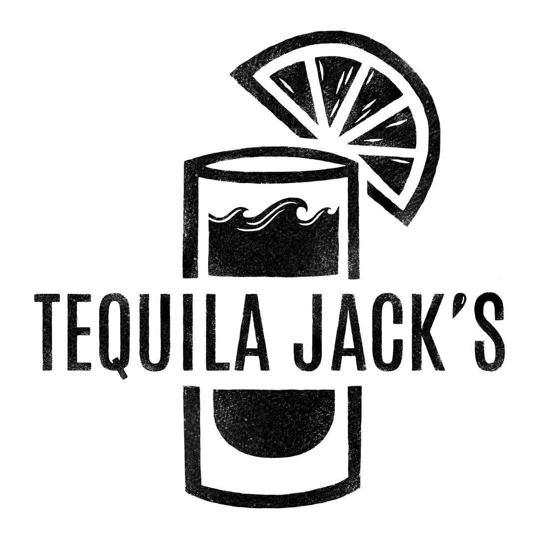 tequila jacks logo from tiki bar at brisas del mar in honduras 