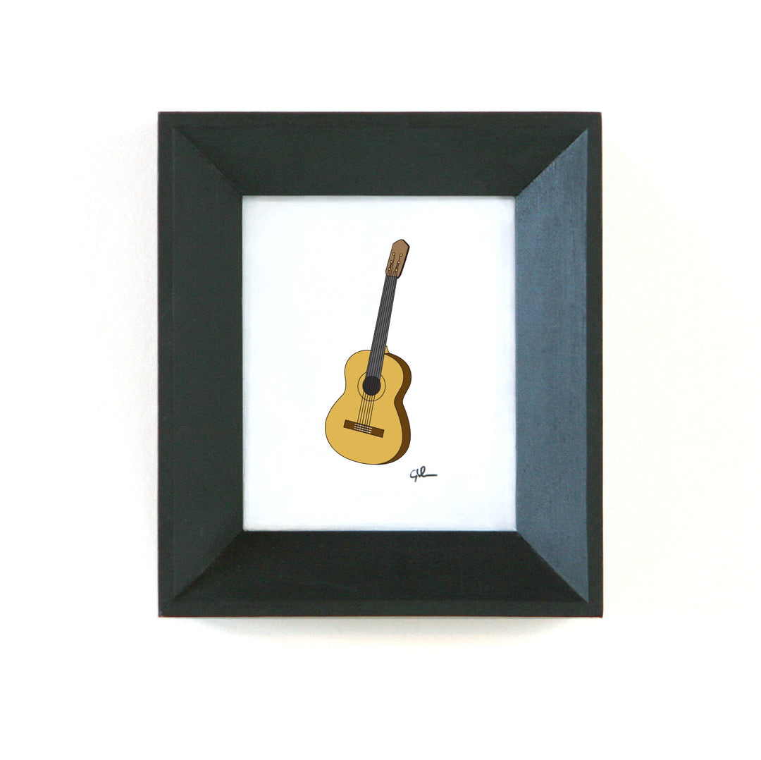 acoustic guitar drawing made by united goods