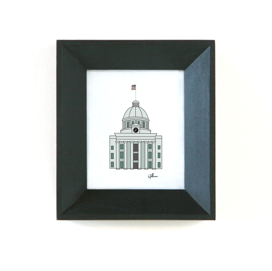 alabama state capitol building drawing by united goods