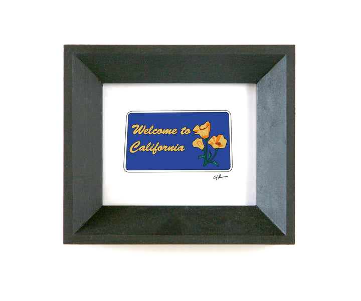 welcome to california drawing by united goods
