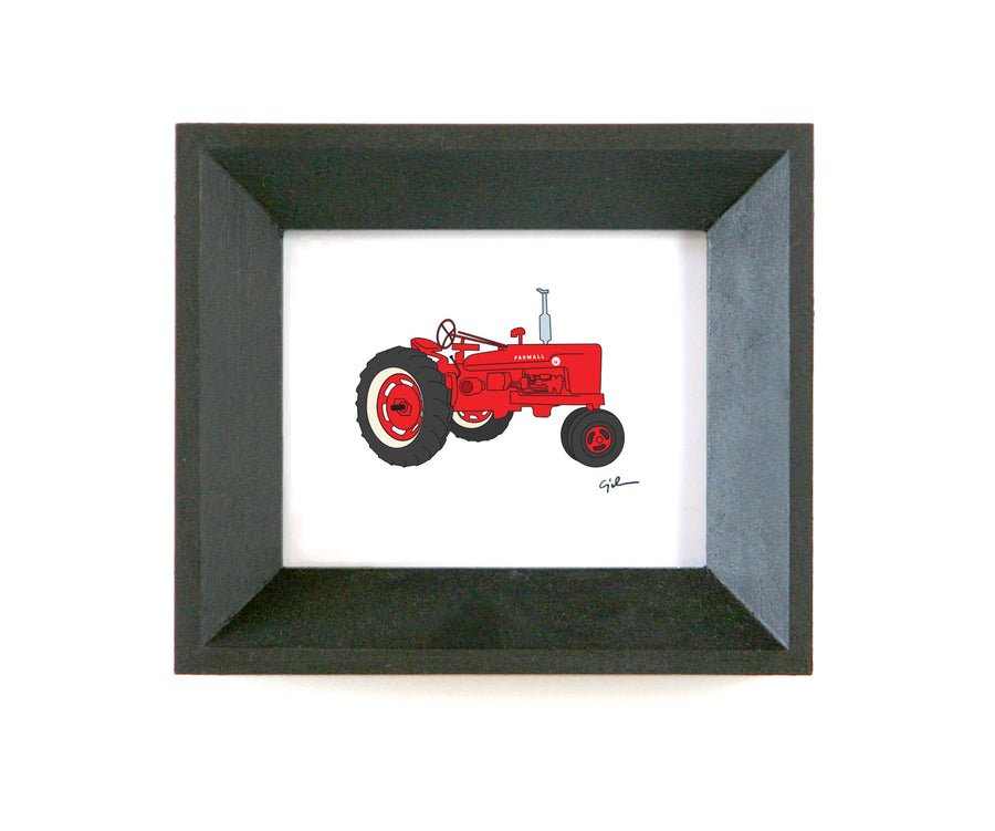 small drawing of a farmall tractor by united goods