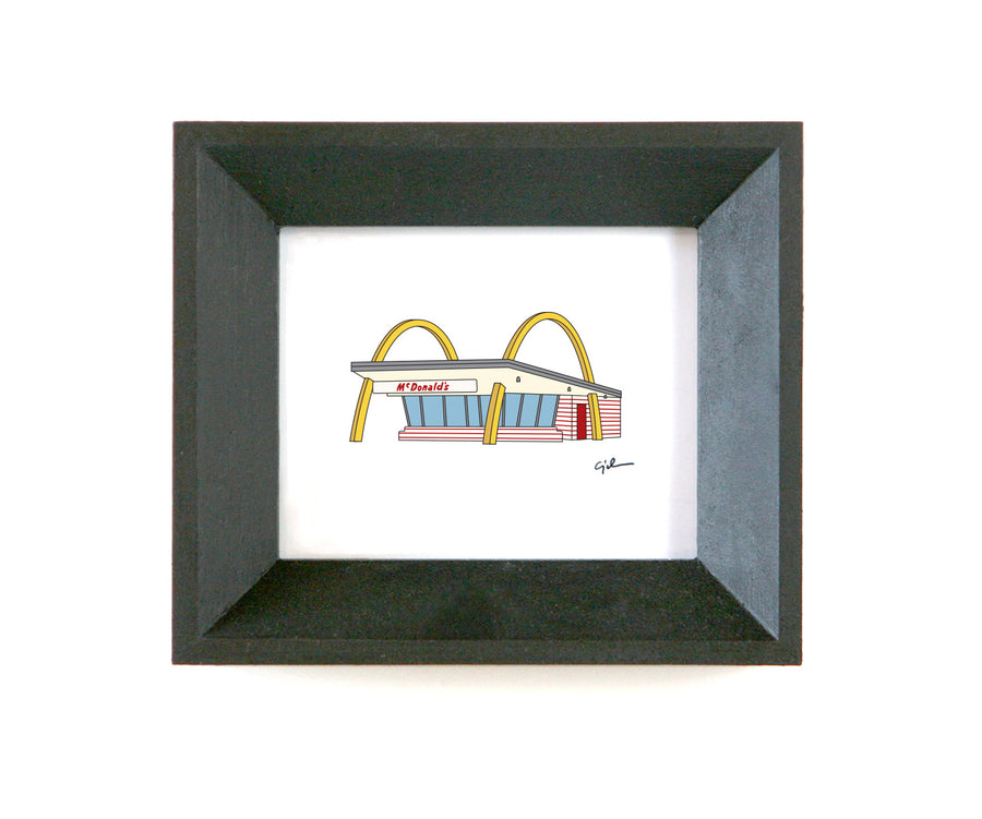 fine art print of the mcdonalds number one store museum by united goods