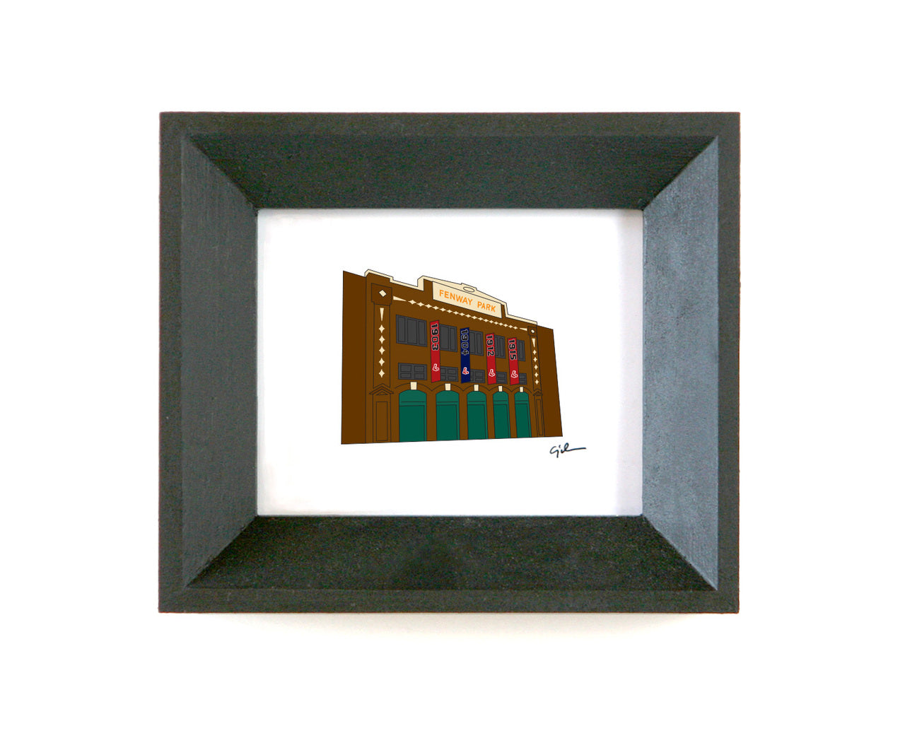 fenway park illustration by united goods