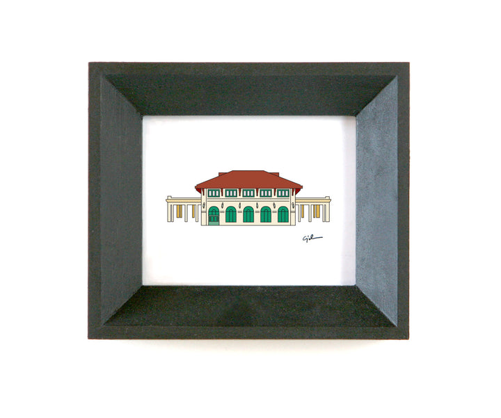 little print of the como lakeside pavilion in st paul minnesota