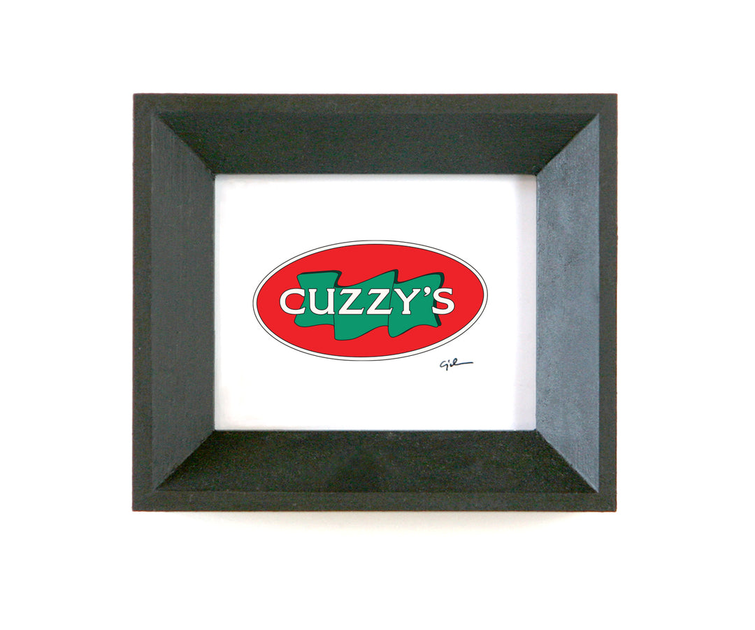 small simple drawing of the cuzzy's bar sign in minneapolis minnesota