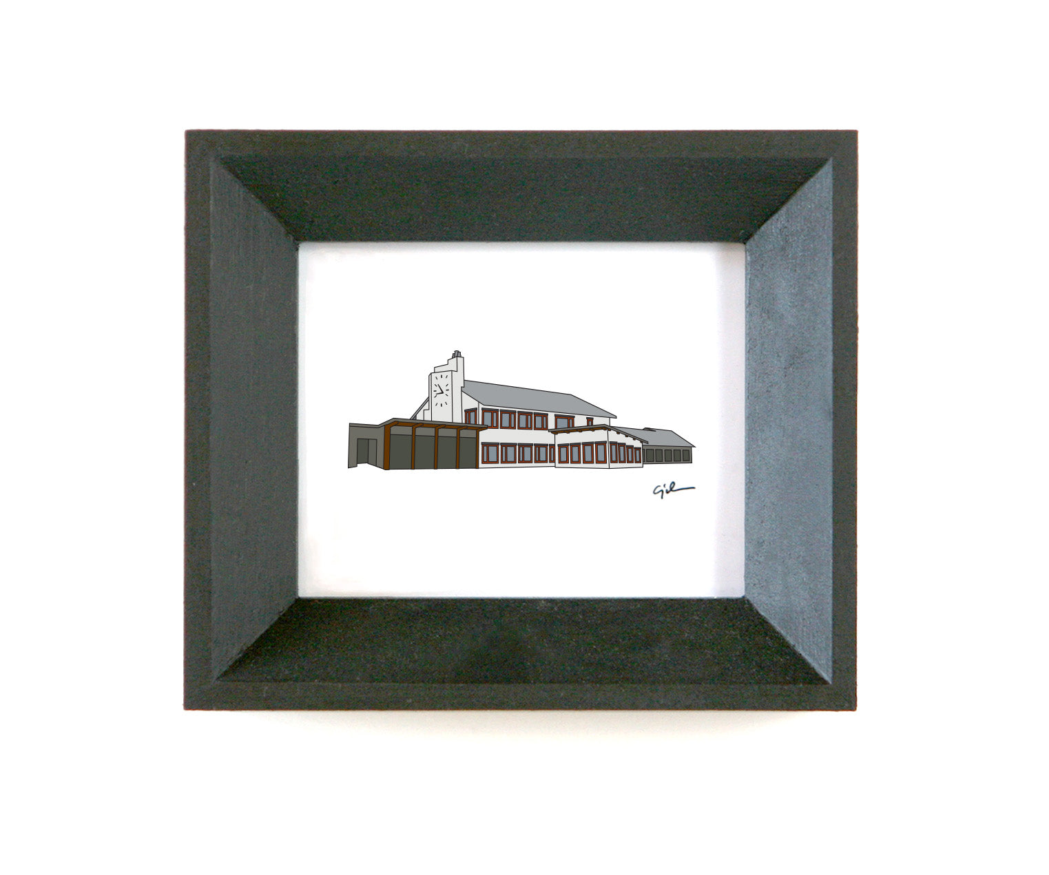 small clean print of hazeltine national golf clubhouse wedding venue