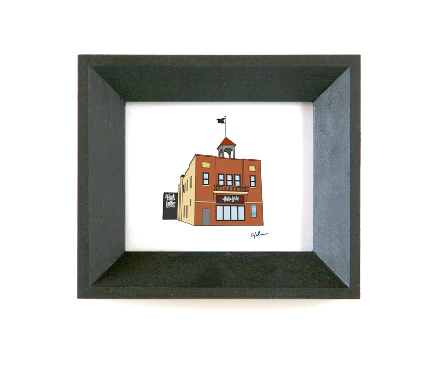 framed art of the hook and ladder theater in minneapolis minnesota