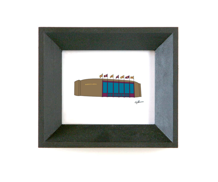 small art of mariucci arena in minneapolis minnesota