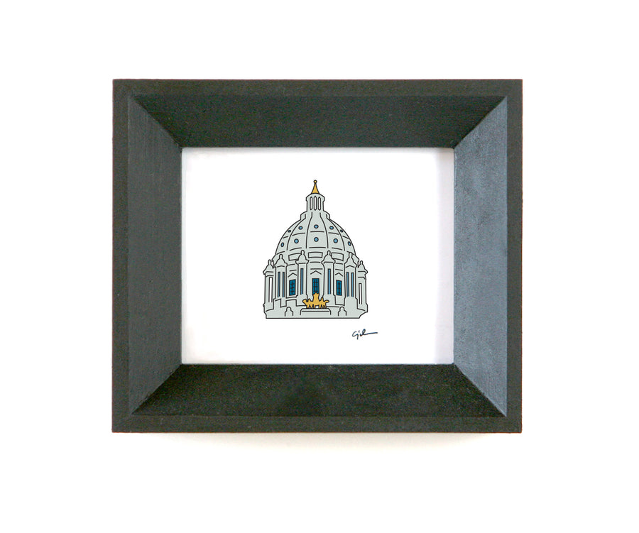 drawing of the minnesota state capitol in st paul