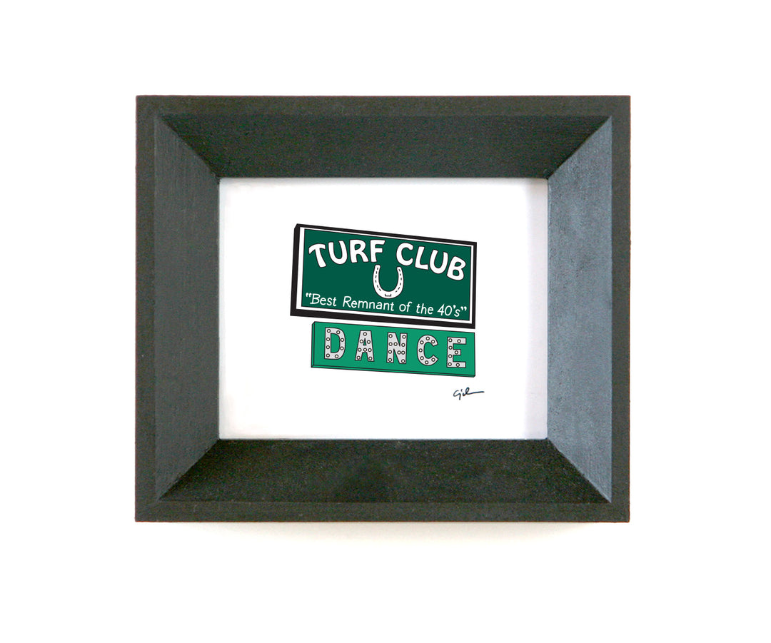 small drawing of the turf club sign in st paul minnesota