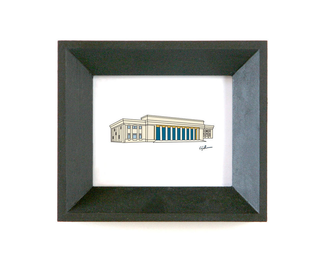 little print of the union depot train station in st paul minnesota