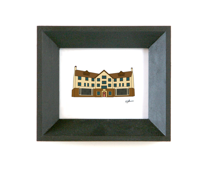 small art print of the university club of saint paul in minnesota