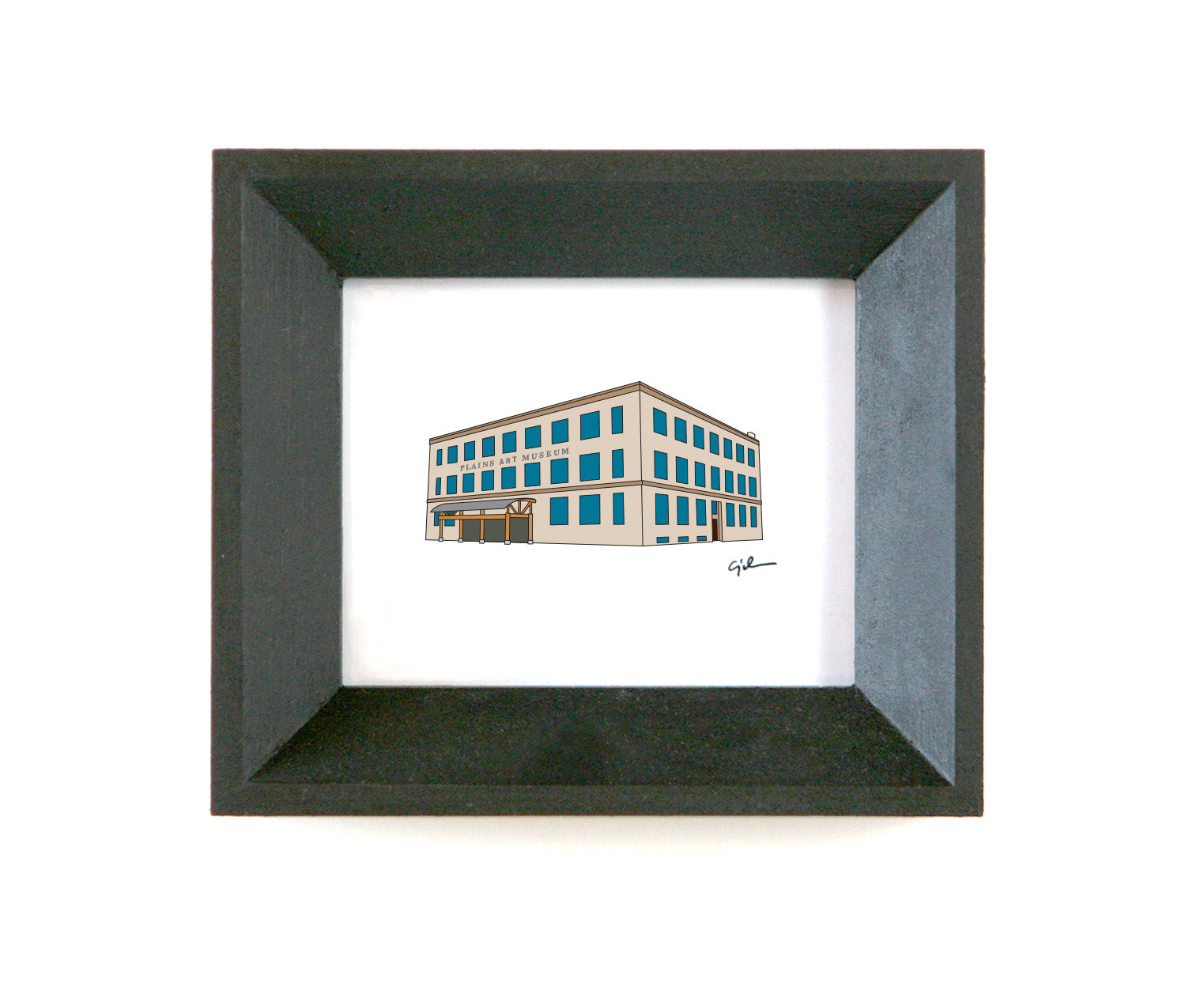 art print of the plains art museum in fargo north dakota
