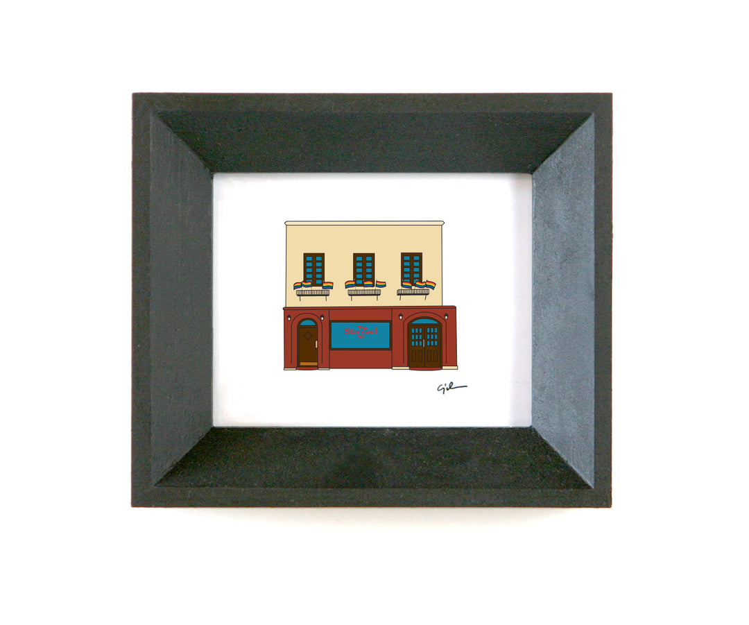 affordable art print of the stonewall inn gay bar in new york city