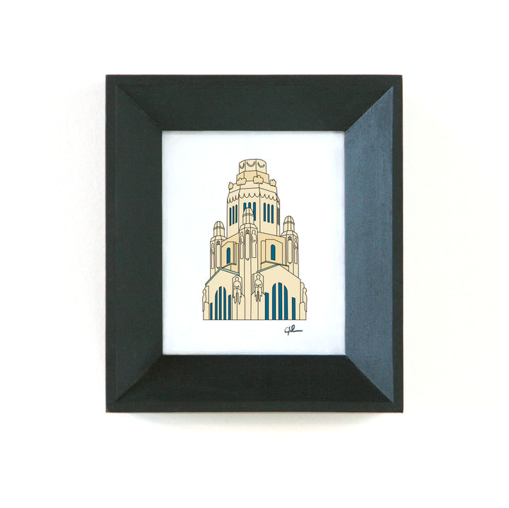 leveque tower skyscraper art by united goods