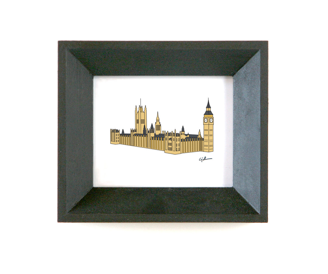 art print of the palace of westminster in london england