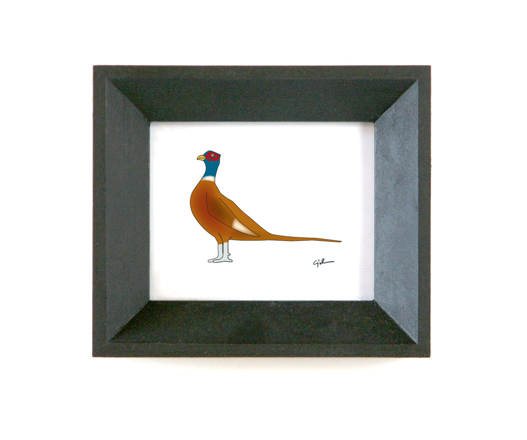 drawing of the worlds largest pheasant statue in huron south dakota