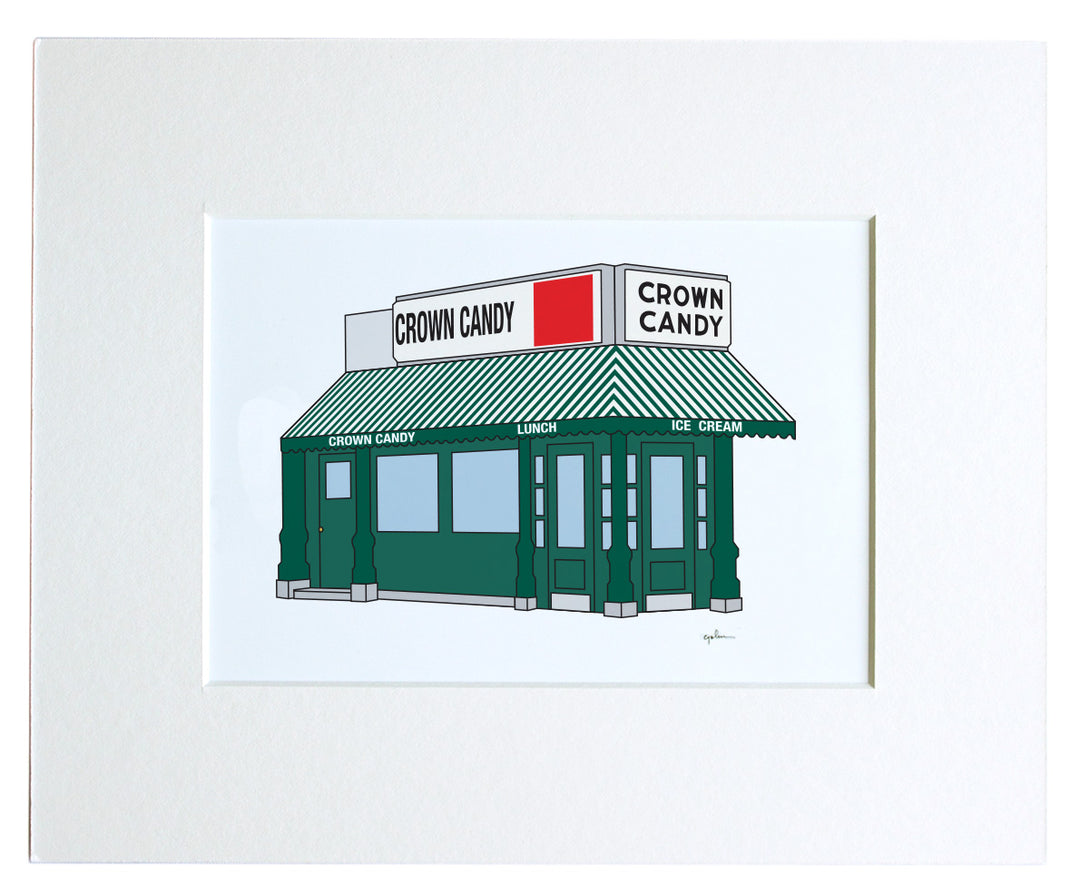 crown candy kitchen print by united goods