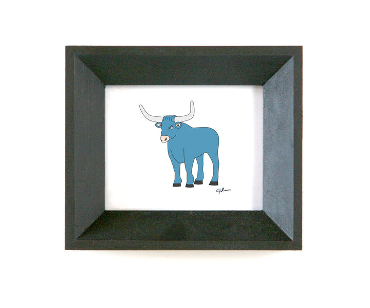 little illustration of babe the blue ox in eau claire wisconsin