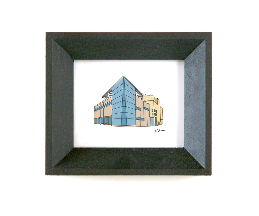 art print of the overture center for the arts in madison wisconsin